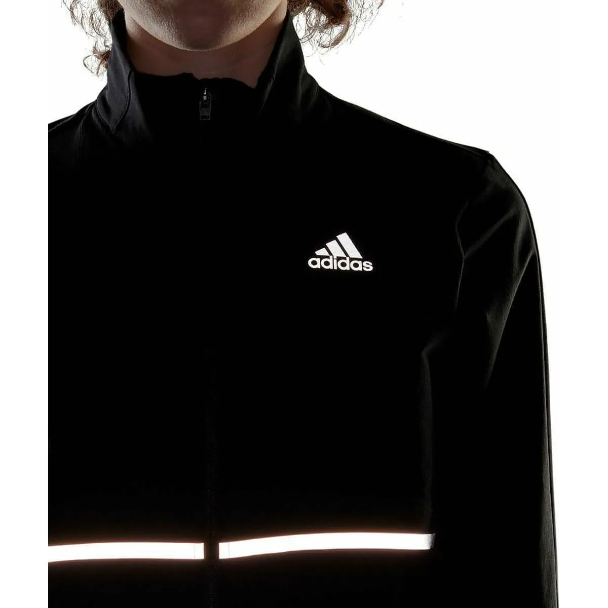 adidas Own The Run Soft Shell Womens Running Jacket - Black