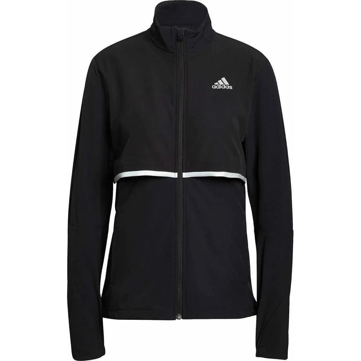 adidas Own The Run Soft Shell Womens Running Jacket - Black