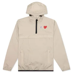 Comme Des Garcons PLAY x K-Way Le Vrai 3.0 Leon Jacket - Beige