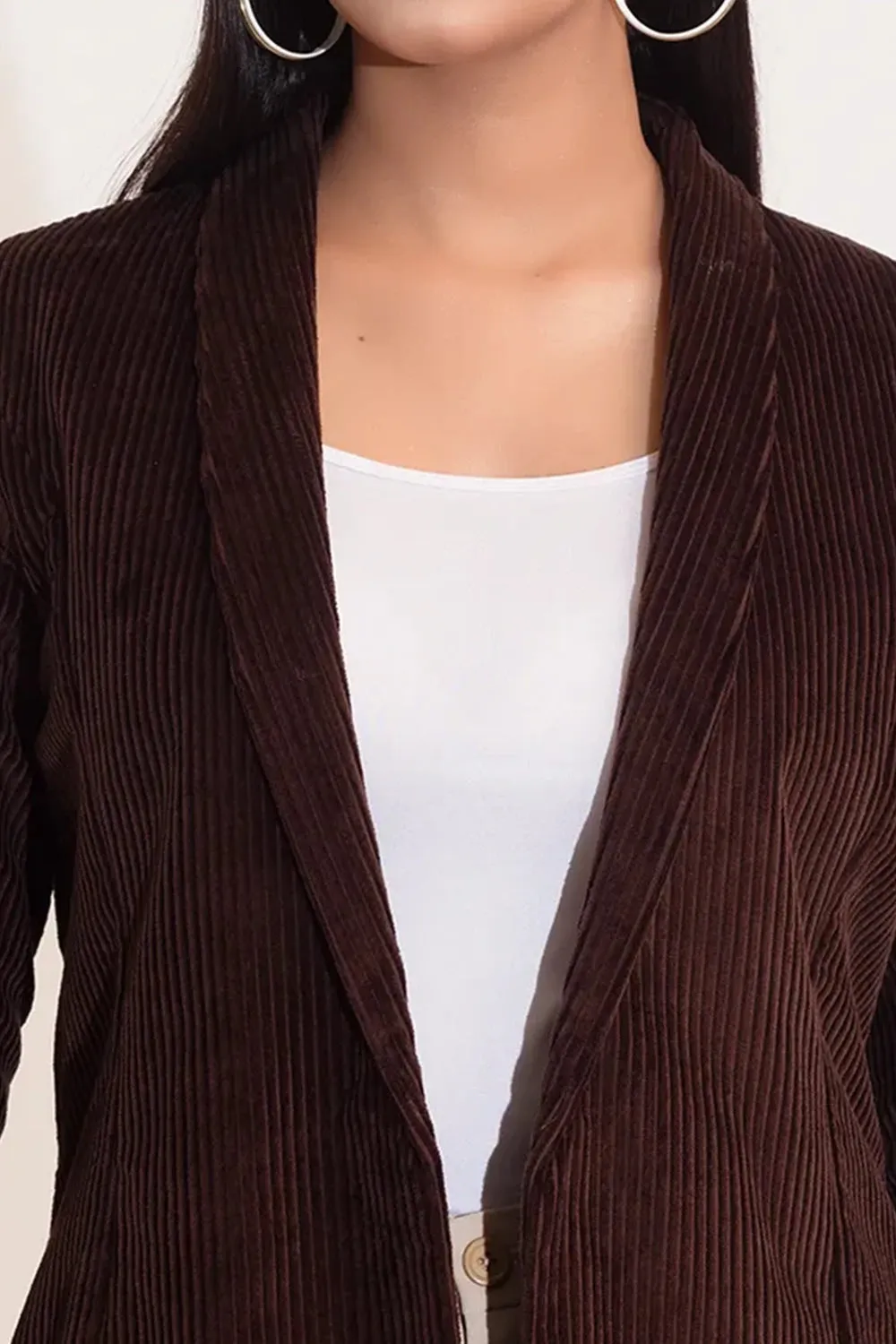 Corduroy Semi-Formal Coat