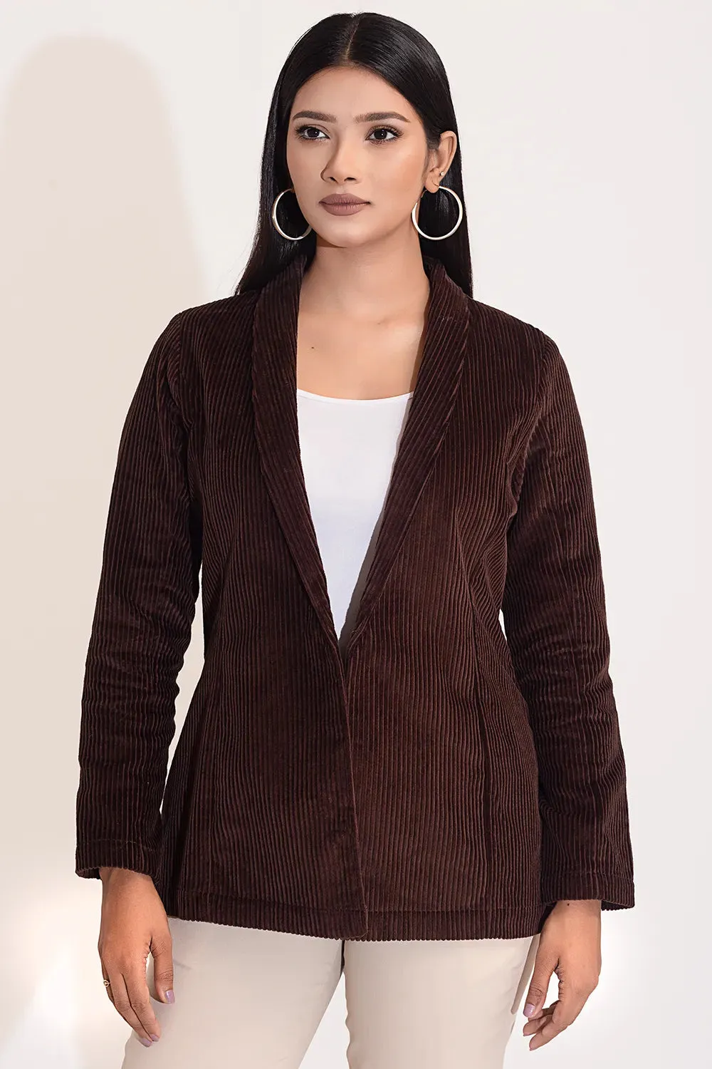 Corduroy Semi-Formal Coat