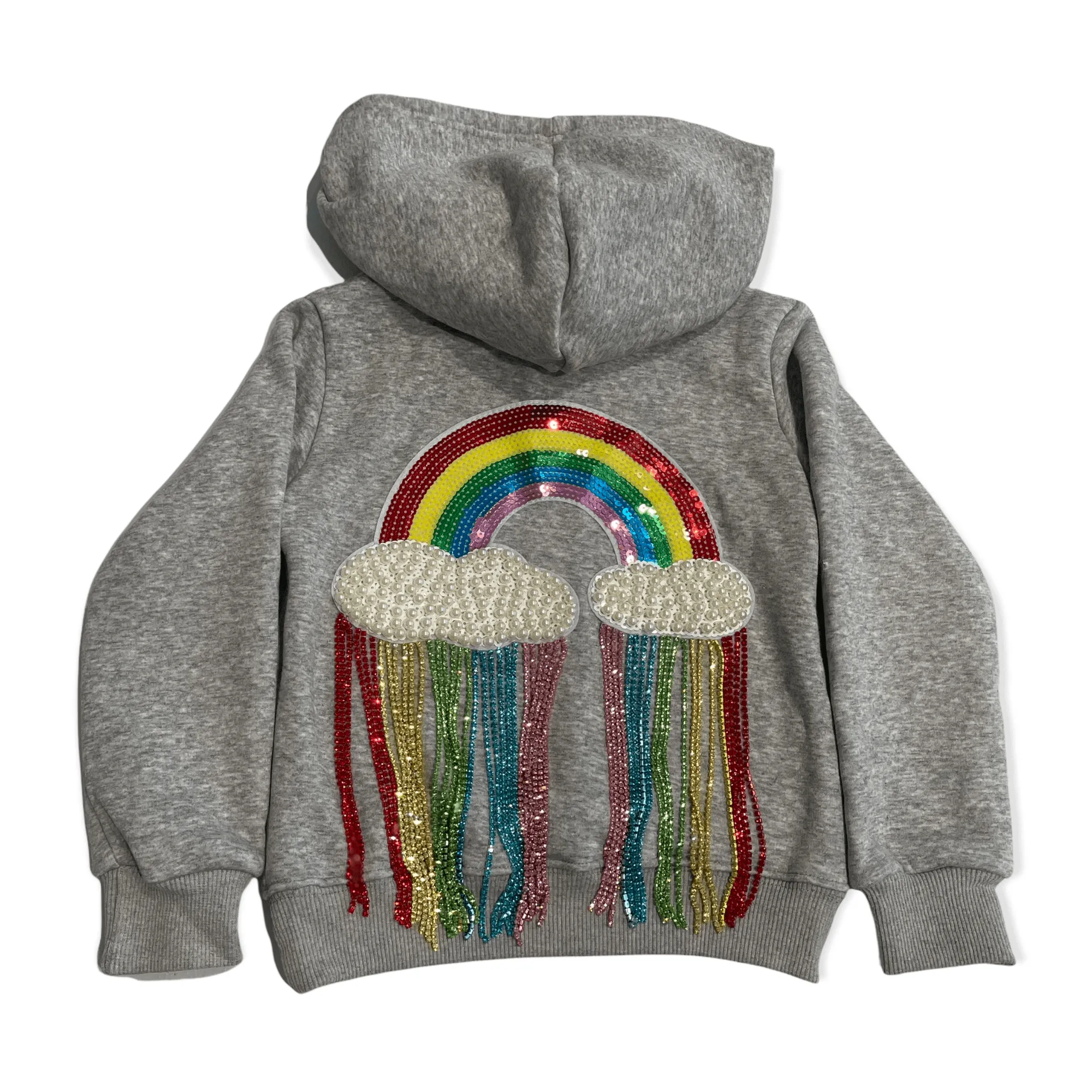 Crystal Rainbow Rain Hoodie