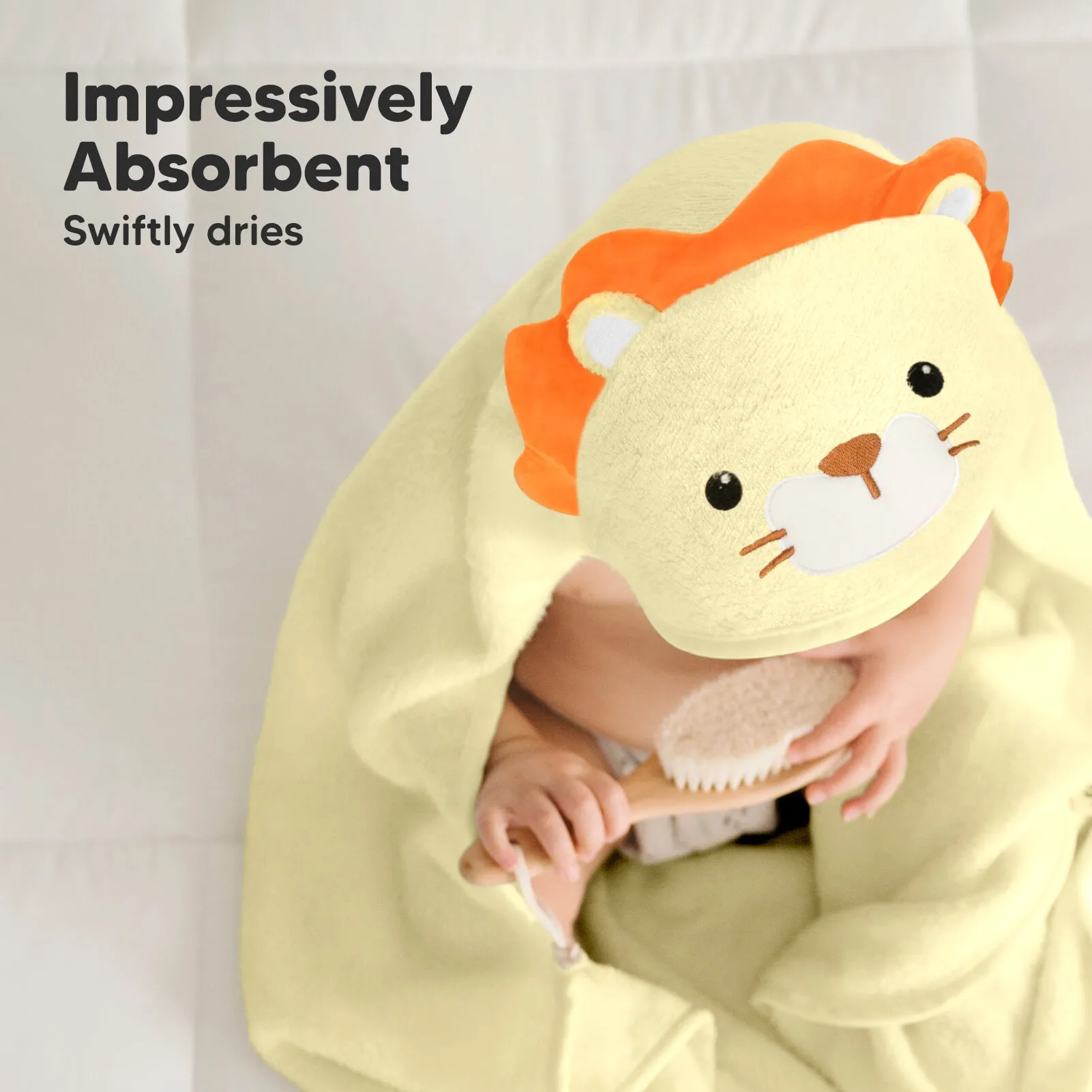 Cuddle Baby Hooded Towel (Lion)