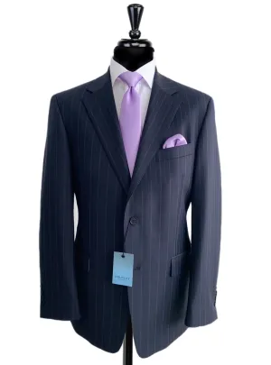 DOUGLAS Navy Pin Stripe 2 Piece Suit