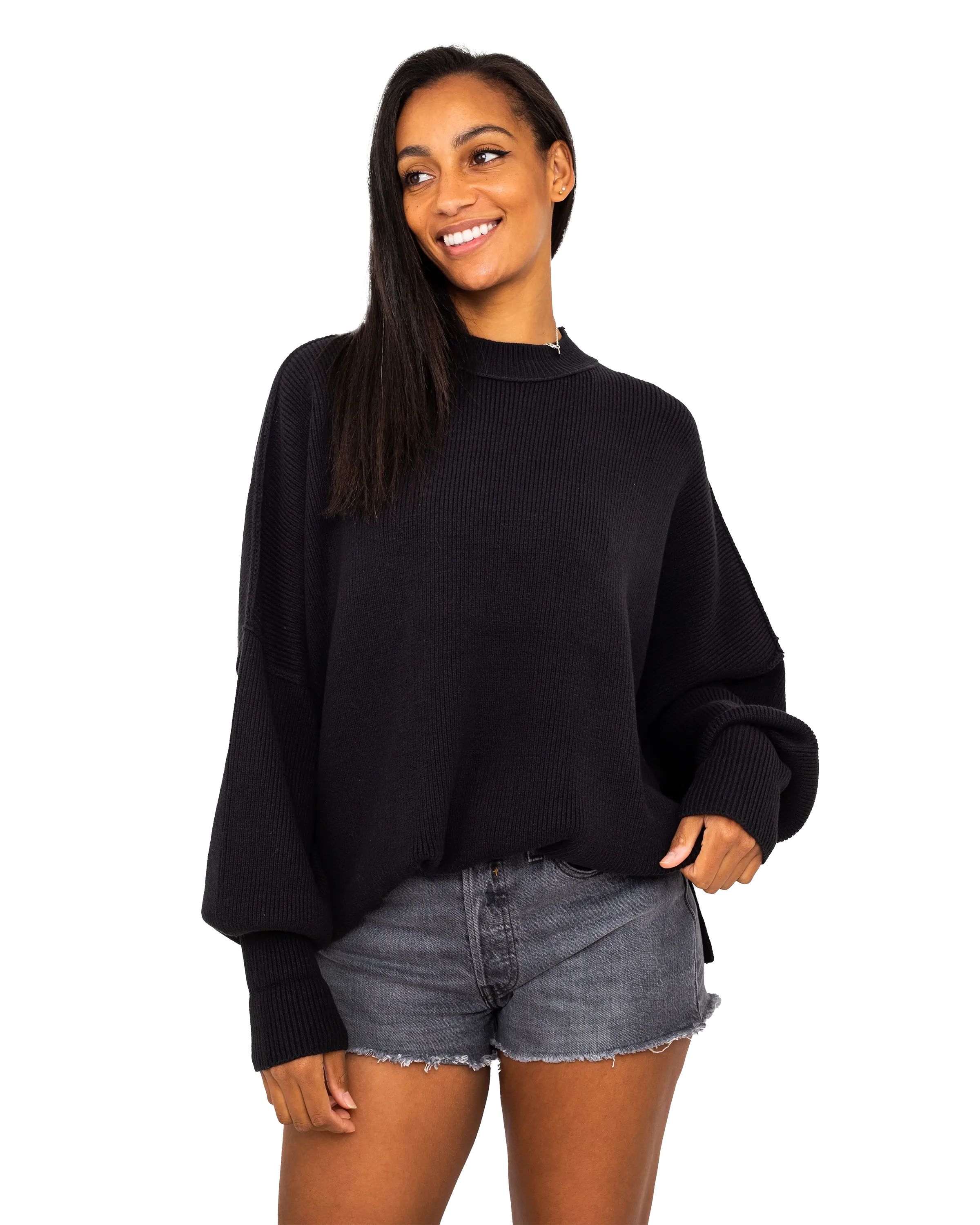 Easy Street Sweatshirt in Black