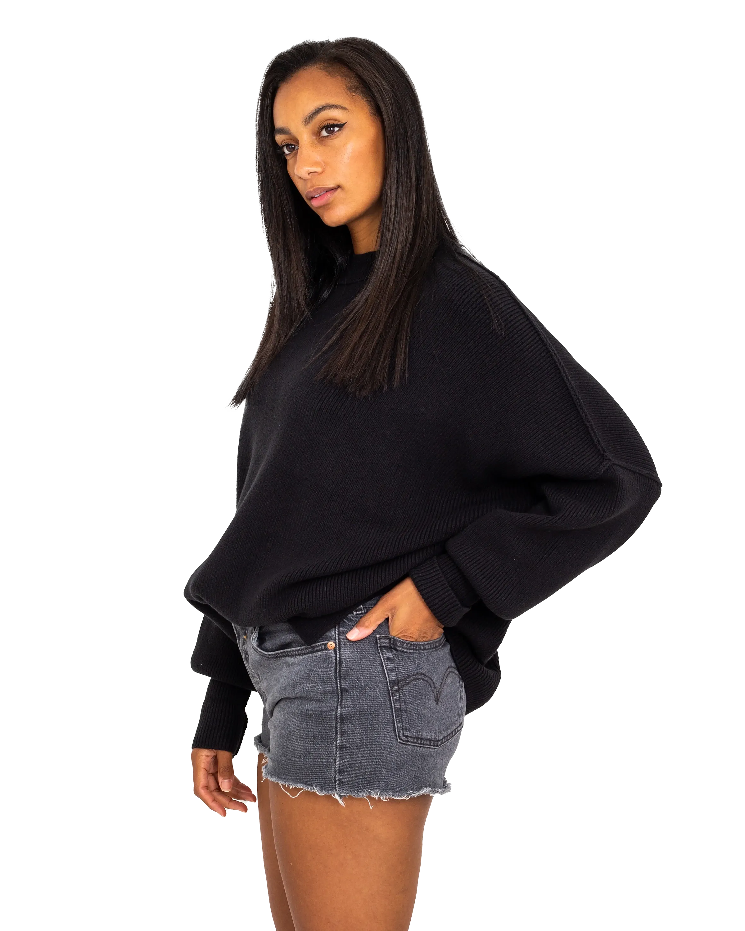 Easy Street Sweatshirt in Black