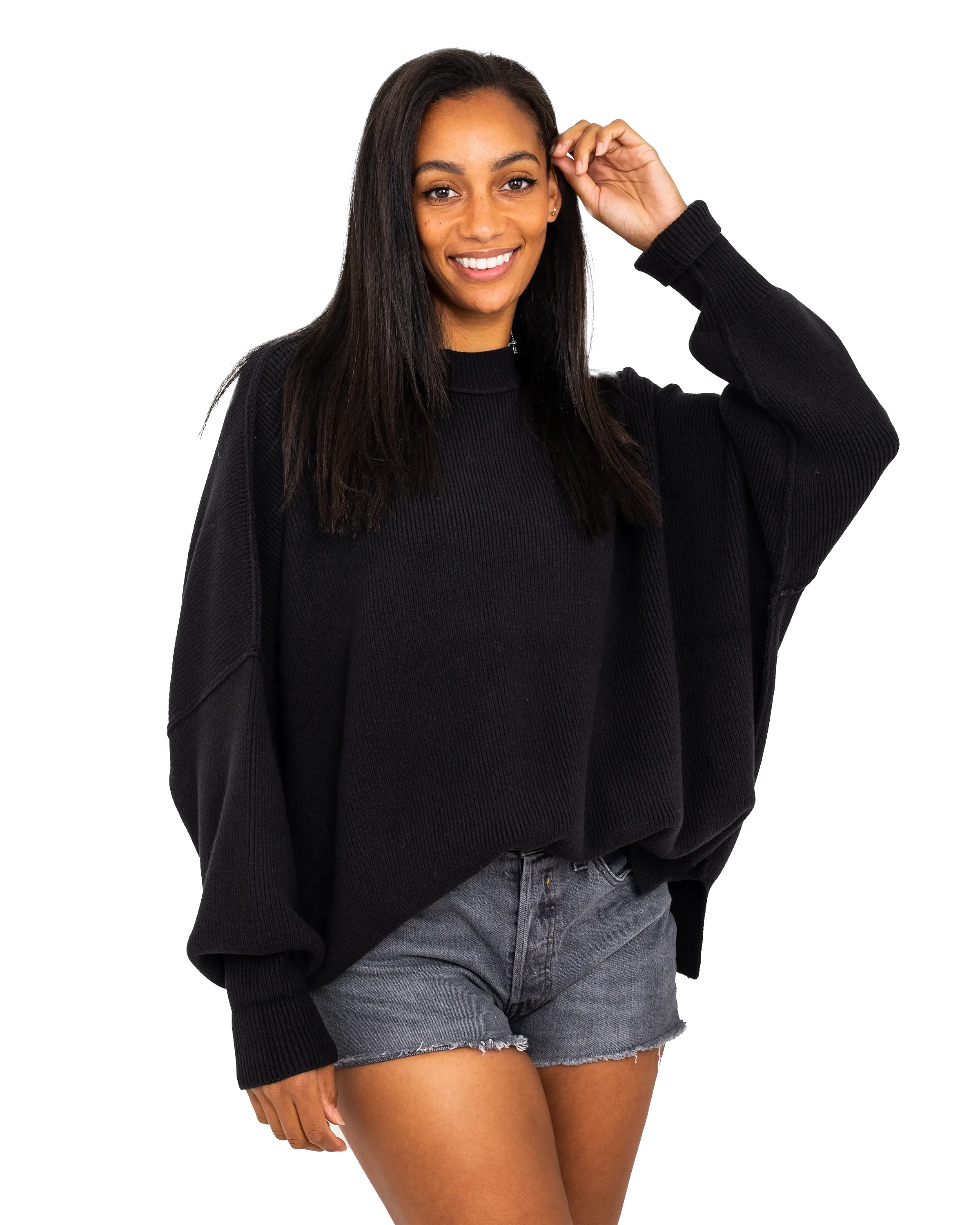 Easy Street Sweatshirt in Black