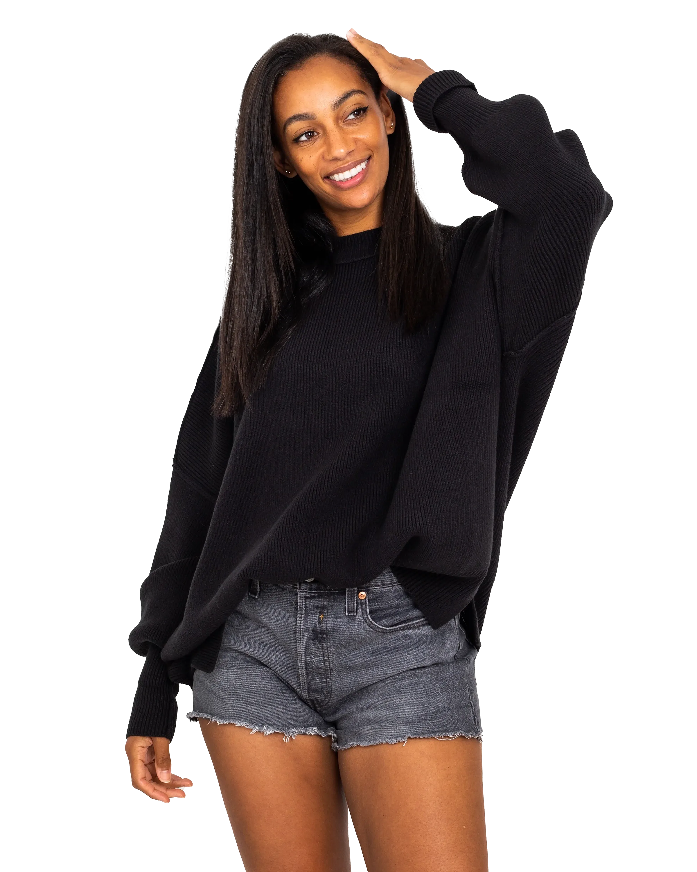 Easy Street Sweatshirt in Black