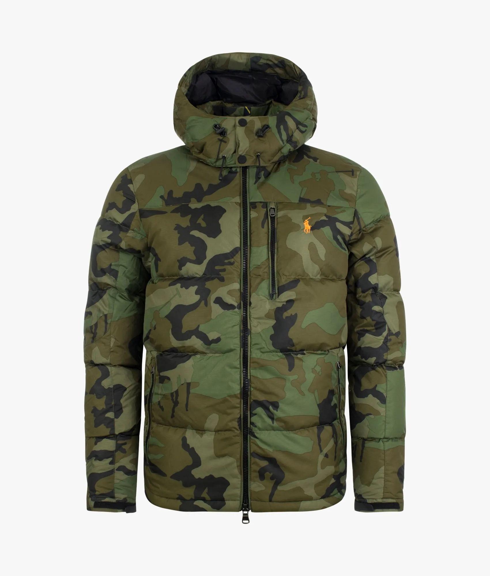 EL Cap Polo Player Camo Down Jacket