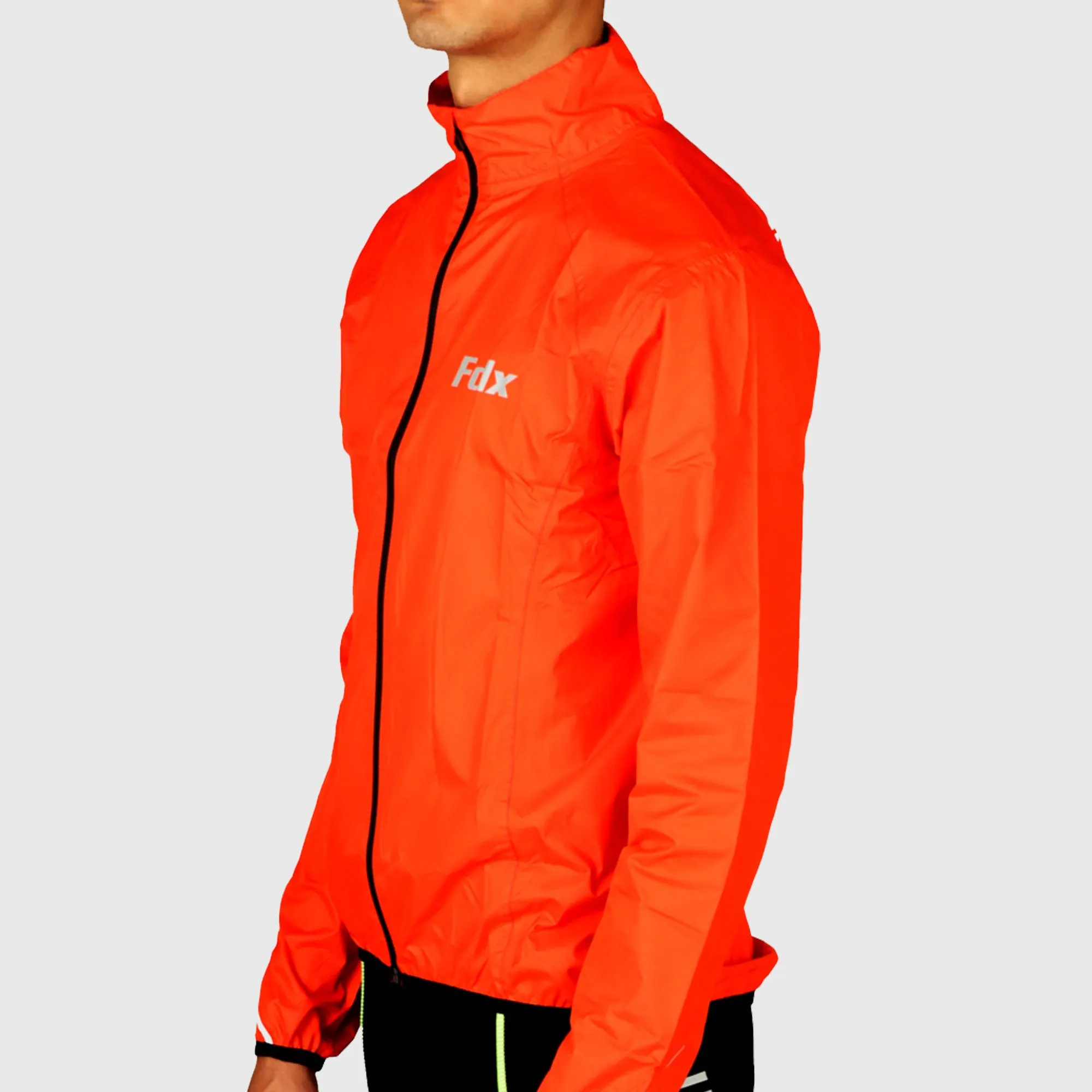 Fdx J20 Red Windproof & Waterproof Men's & Boy's Cycling Jacket