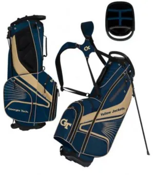 Georgia Tech Yellow Jackets WinCraft "Grid Iron III" 6-Way Stand Golf Bag