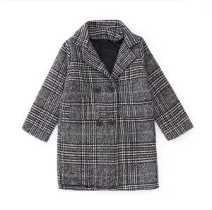 Grey Plaid Coat