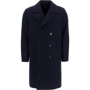 Harris Wharf London double-breasted wool coat in boiled