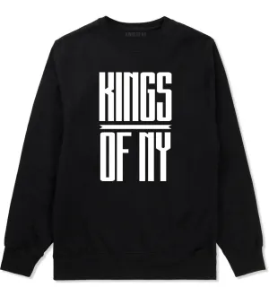 Kings Of NY Long Stretched Logo Crewneck Sweatshirt