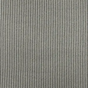 Light Gray-Gray Stripe Textured Wool Cotton Double Knit Fabric