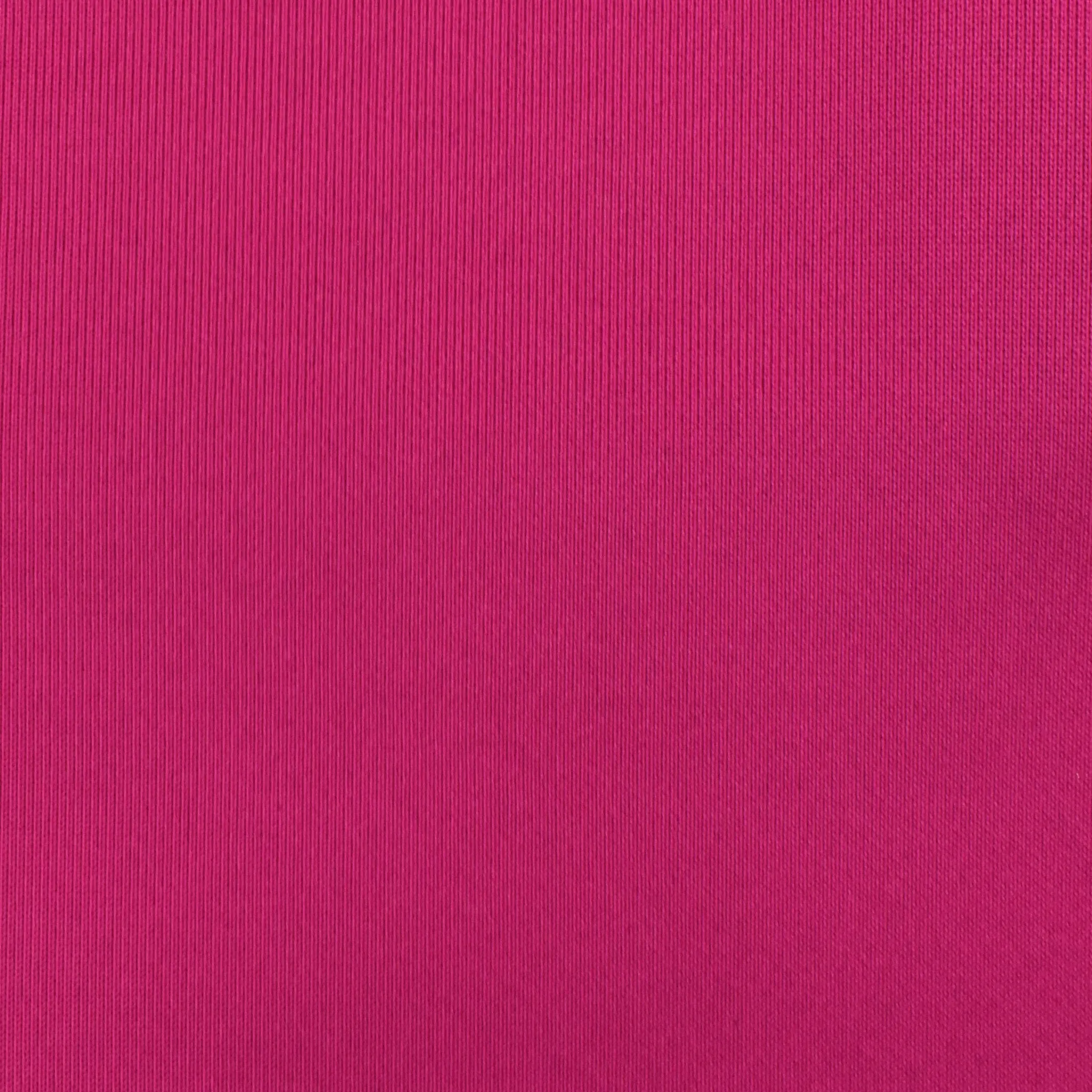 Magenta Pink Solid Stretch Polyester Double Knit Fabric