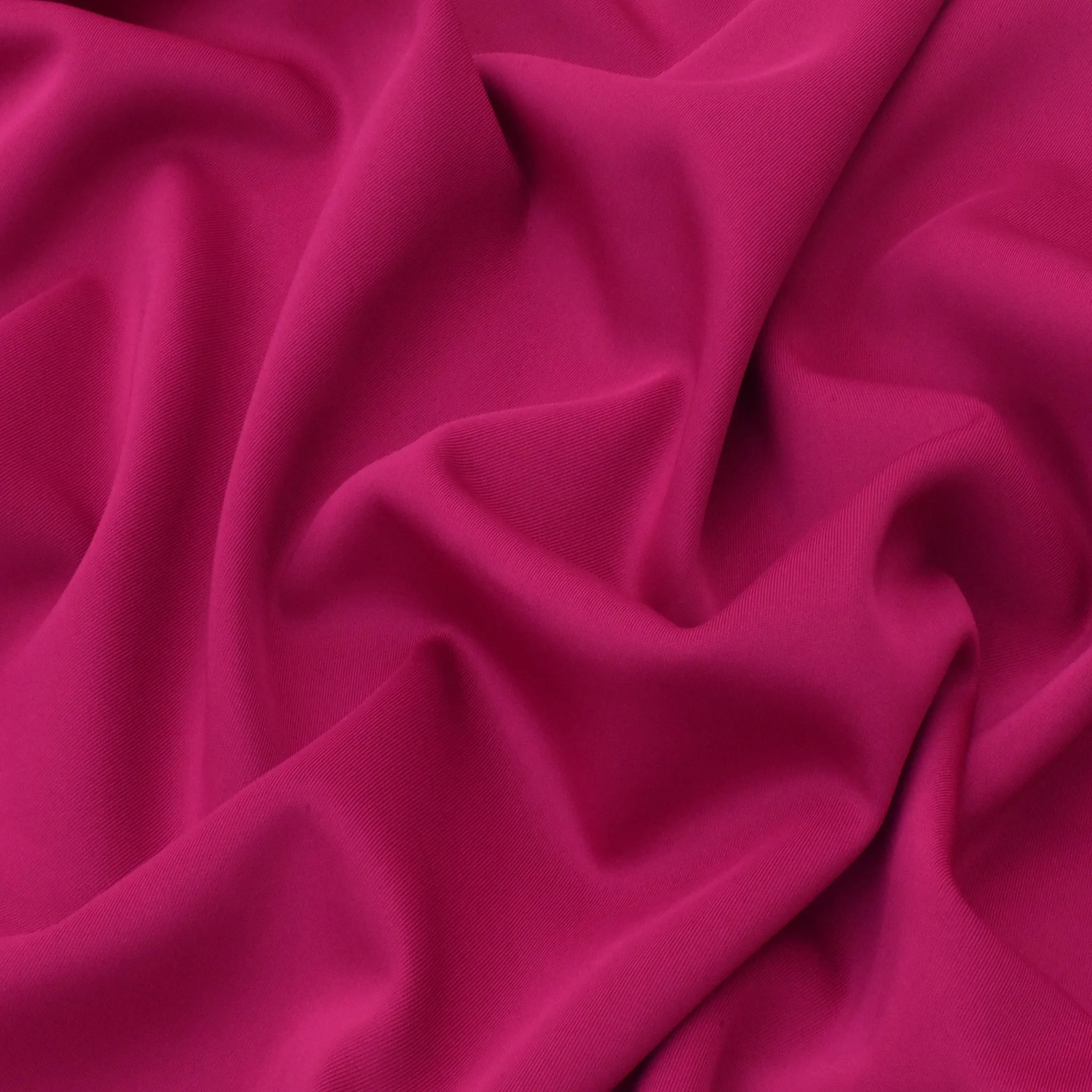 Magenta Pink Solid Stretch Polyester Double Knit Fabric