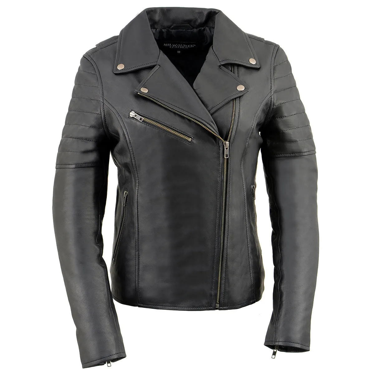 Milwaukee Leather SFL2870 Women's ‘Duchess’ Black Motorcycle Style