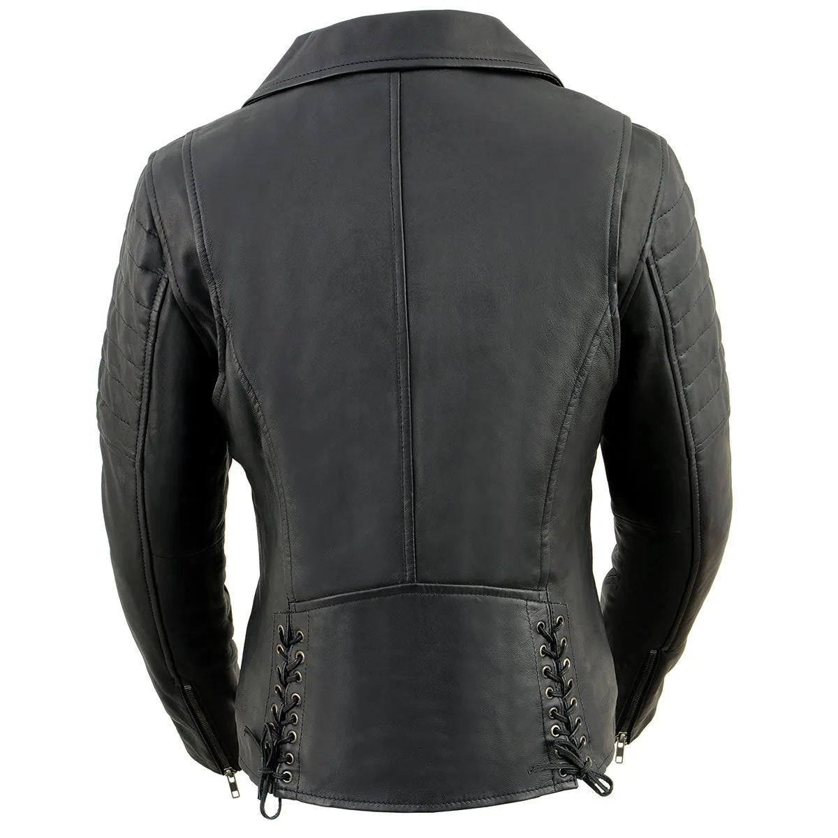 Milwaukee Leather SFL2870 Women's ‘Duchess’ Black Motorcycle Style