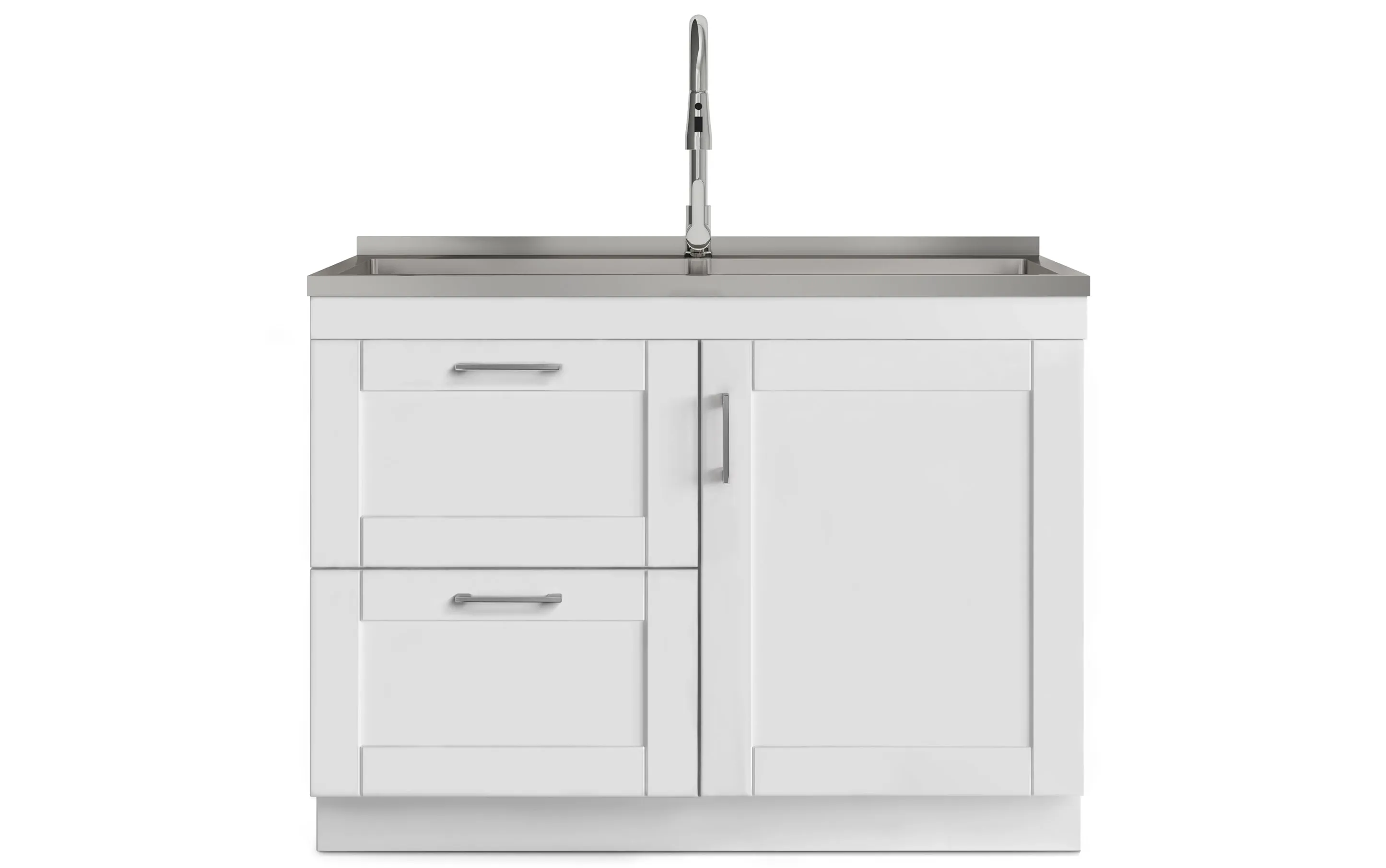 Modern Wide Shaker 46 inch Laundry Cabinet