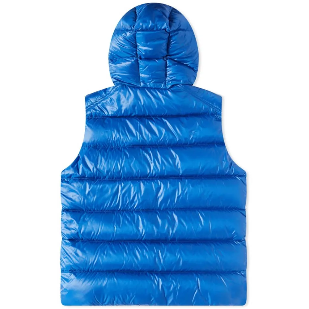 Moncler Luiro Hooded Vest, blue