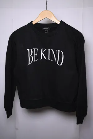 New Look Blue 'Be Kind' Sweatshirt - Medium