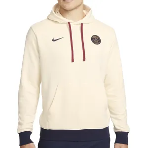 Nike Paris Saint-Germain Club Fleece Hoodie 23/24 (Coconut Milk/Blackened Blue)