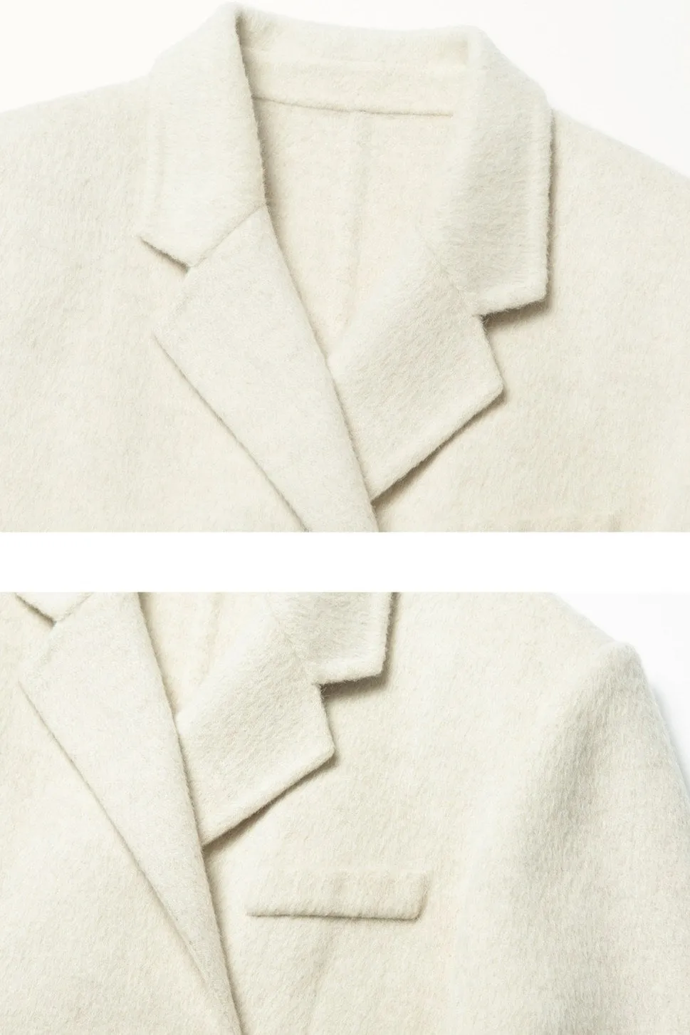 Notch Lapel Double-Breasted Wool Suit Jacket | 5color