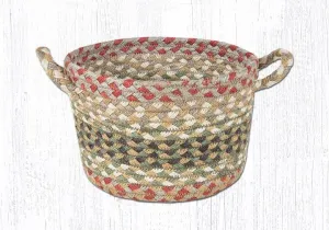 Olive, Burgundy, and Gray Woven Baskets