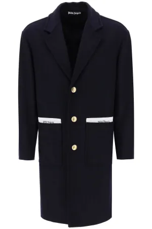 Palm angels sartorial tape wool cashmere coat