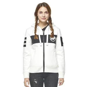 Pop Band Zip-up Hoodie - White