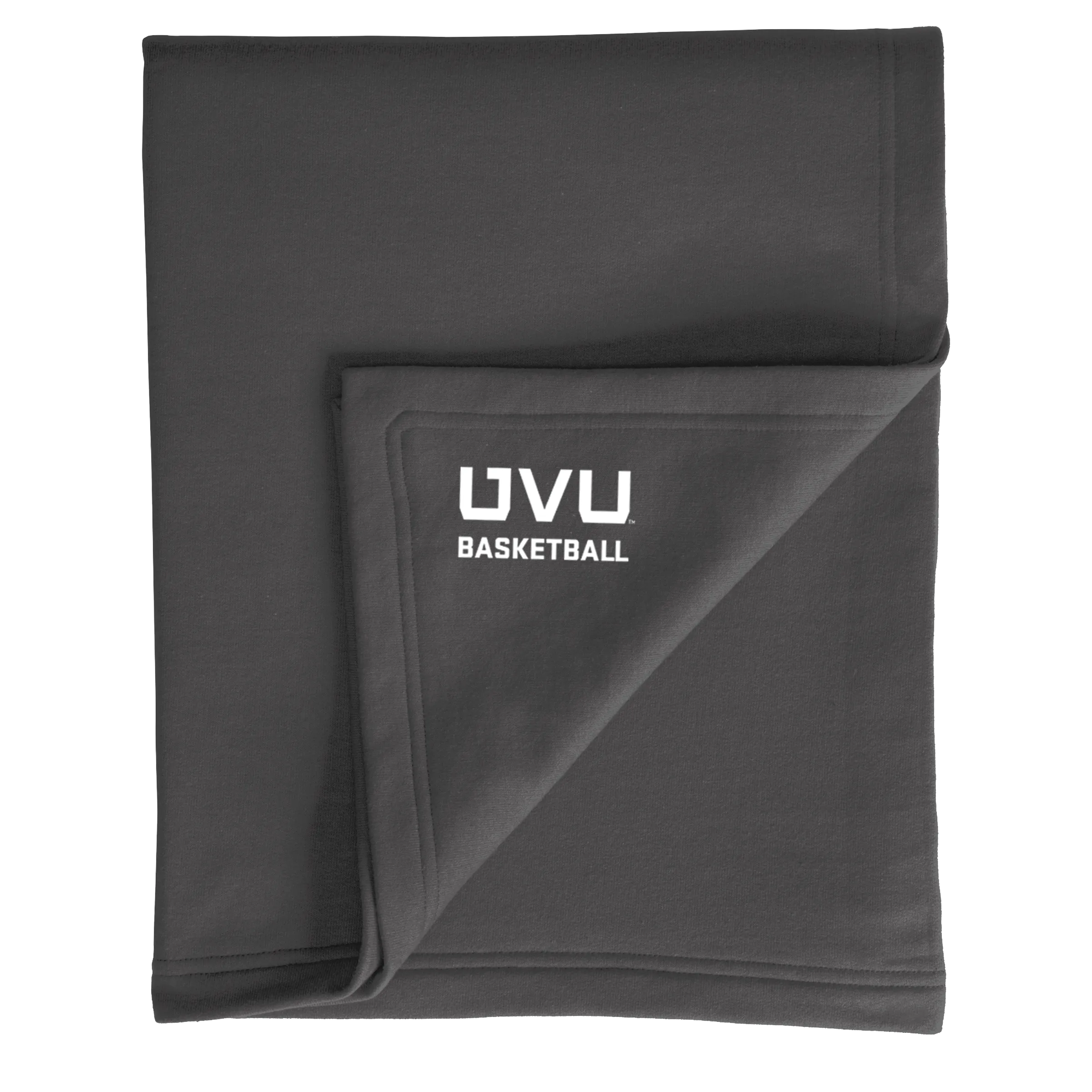 Port & Company Core Fleece Sweatshirt Blanket- UVU Basketball