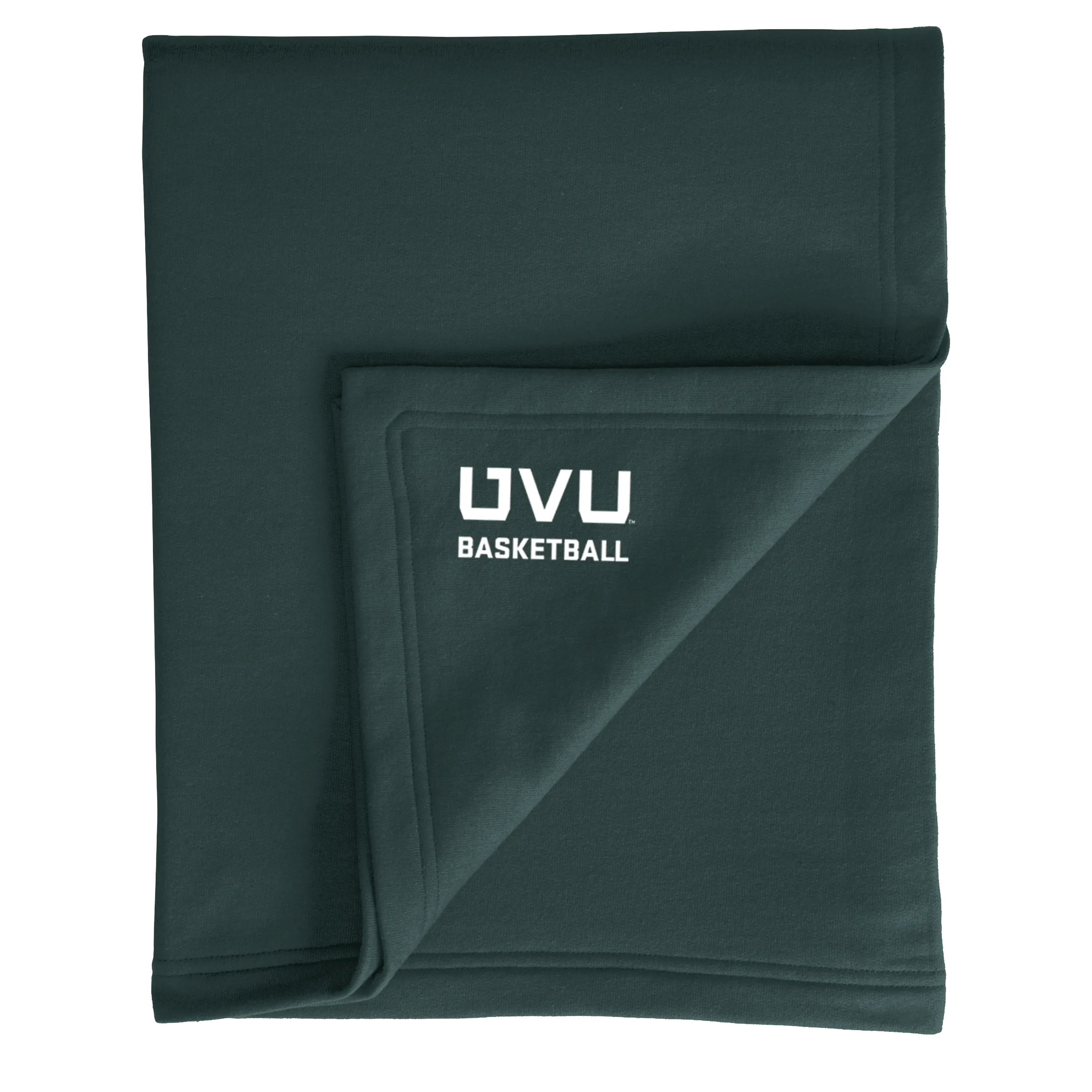 Port & Company Core Fleece Sweatshirt Blanket- UVU Basketball