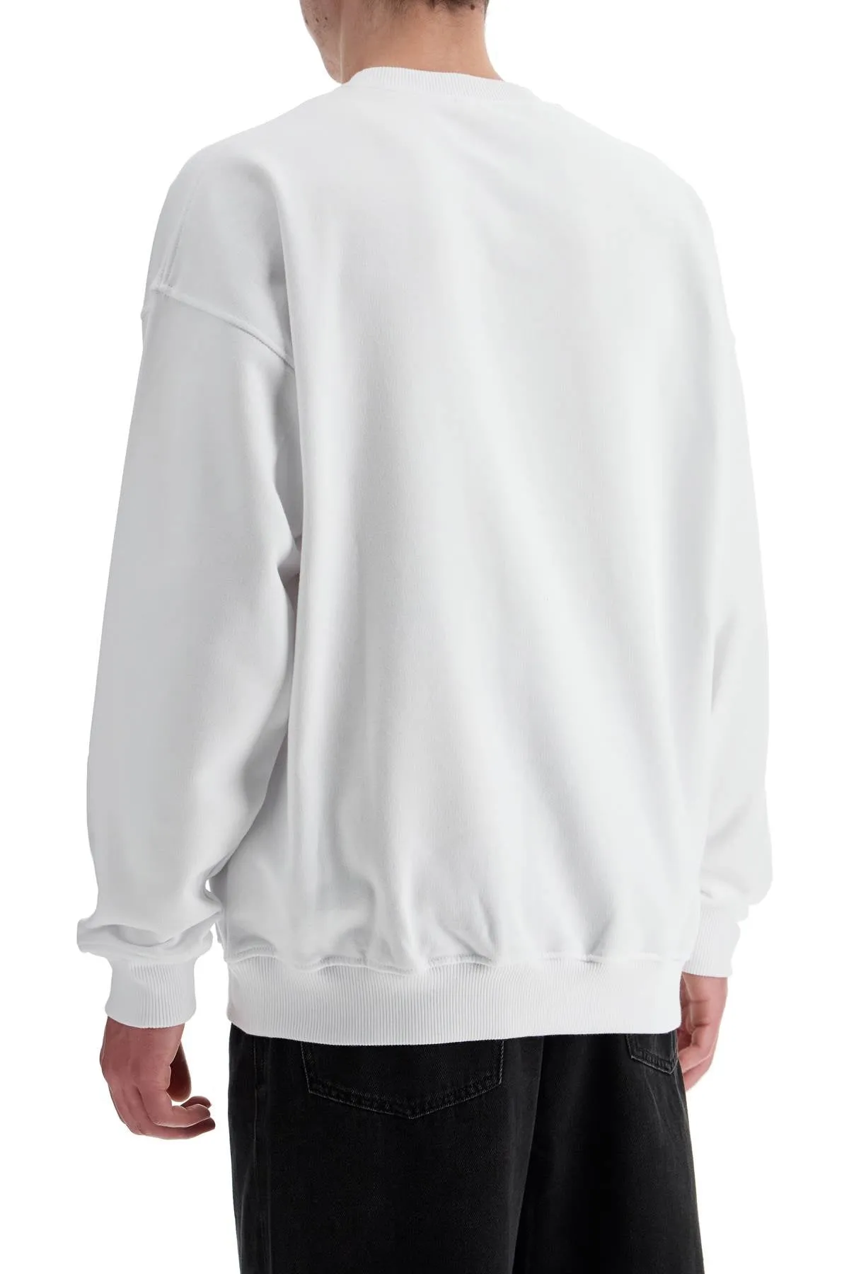 Raised Logo Cotton Sweatshirt