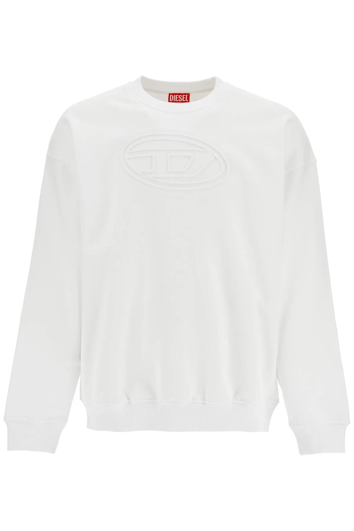 Raised Logo Cotton Sweatshirt