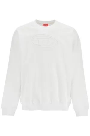 Raised Logo Cotton Sweatshirt