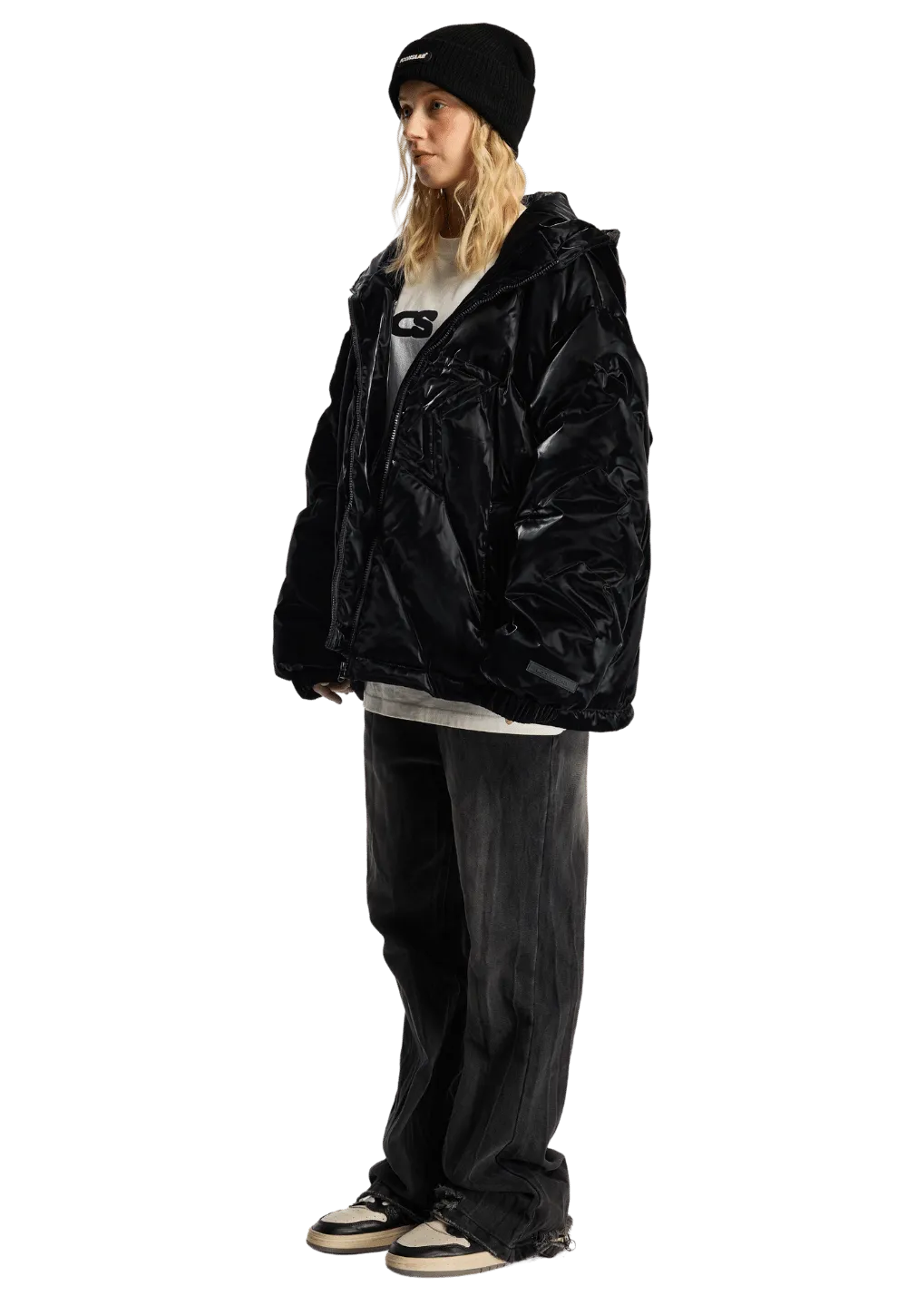 Reflective Seam Puffer Jacket