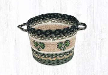 Shamrock Braided Jute Utility Baskets