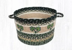 Shamrock Braided Jute Utility Baskets