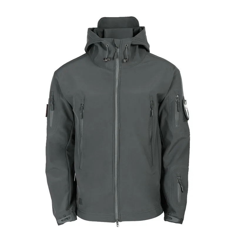 Stay Warm and Dry in Any Weather with Our Men's Camouflage Mountaineering Jacket