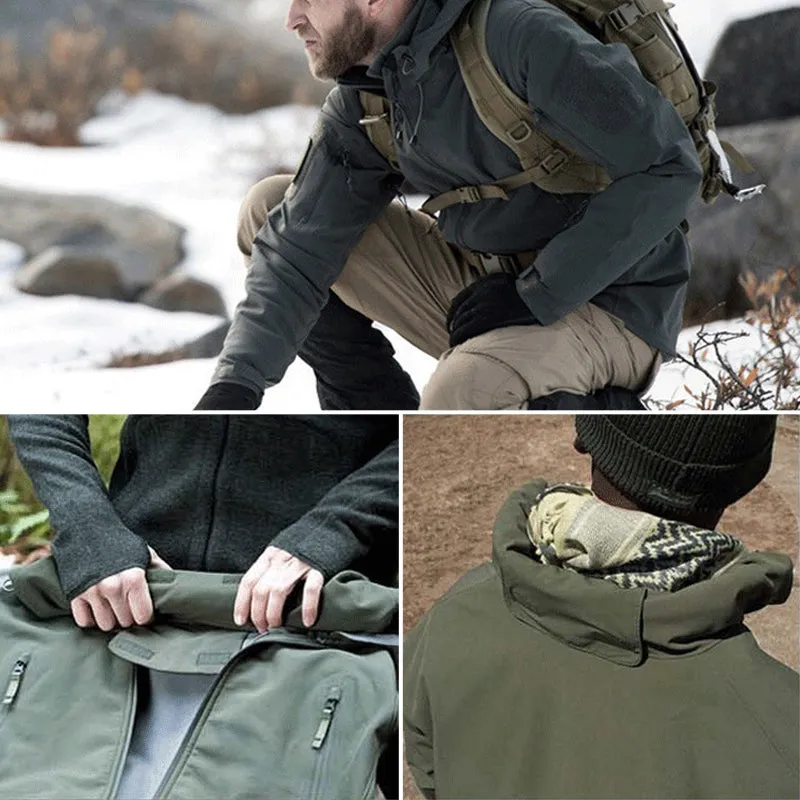 Stay Warm and Dry in Any Weather with Our Men's Camouflage Mountaineering Jacket