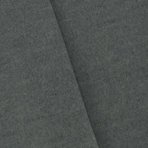 Stone Gray Brushed Woven Jacketing Fabric