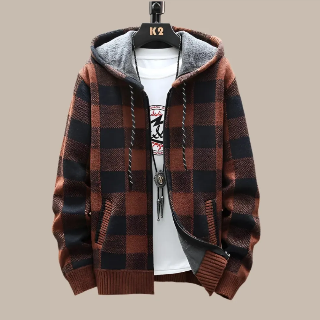 Sweater Coat Thick Warm Hooded