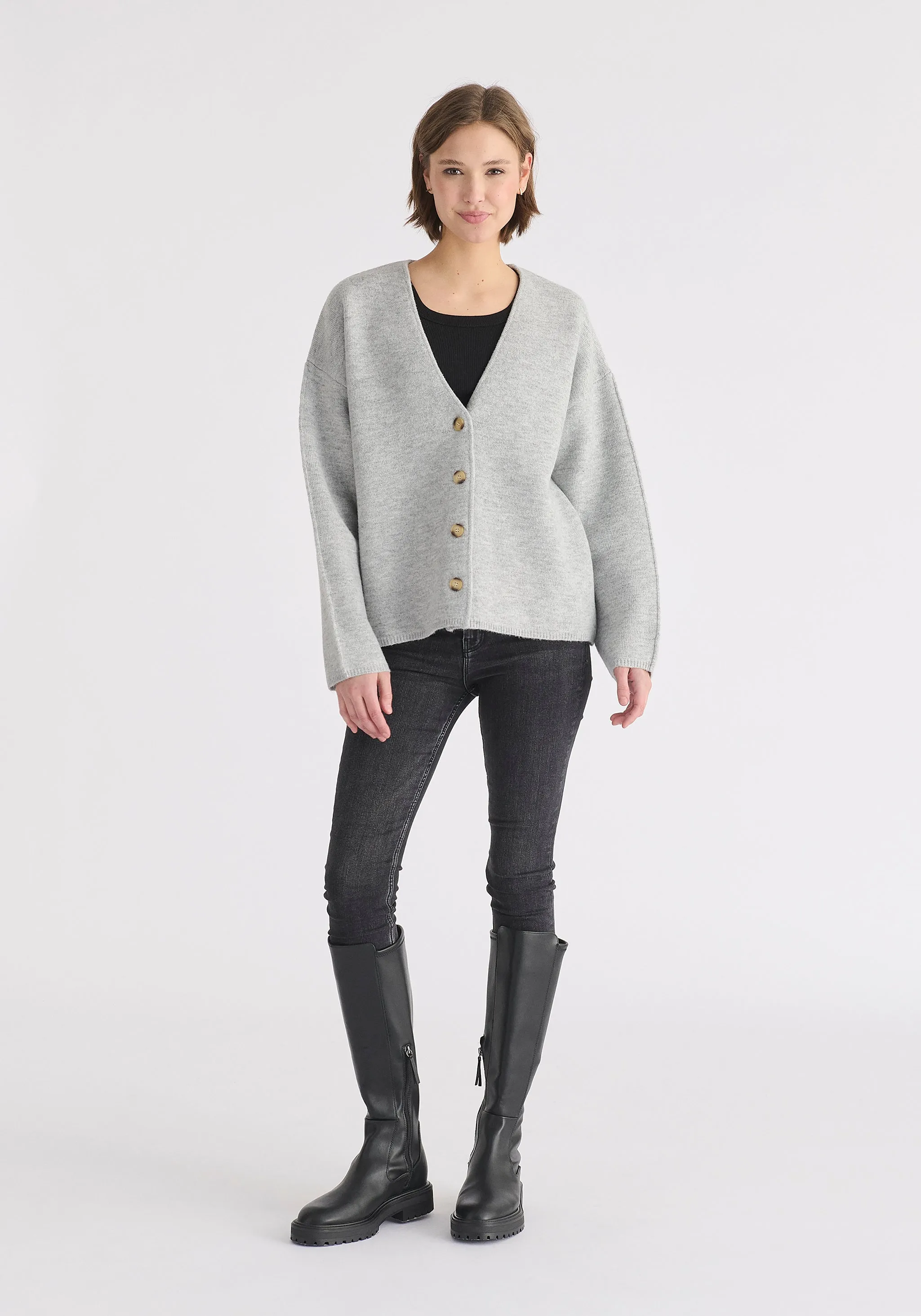 Two-Tone Cardigan