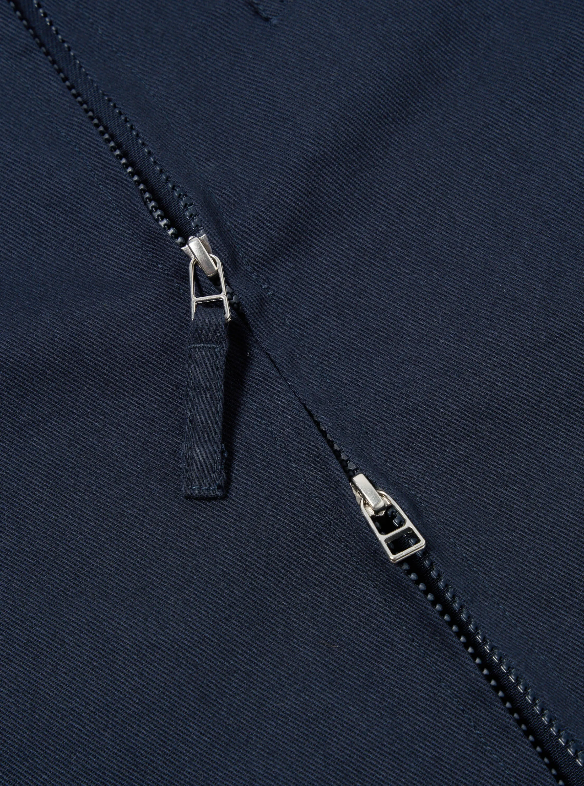 Universal Works Windcheater in Navy Winter Twill