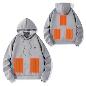 USB HEATED HOODIE, HEATING SUIT, WARM OUTDOOR HOODIE