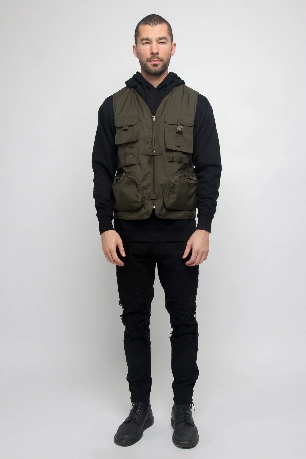 Utility Zipper Pocket Vest