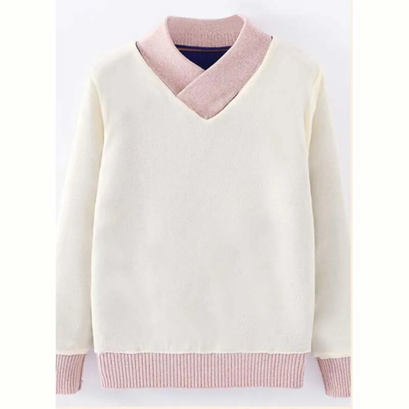 Winter Knitted Long Sleeve Warm Pullovers For Boys