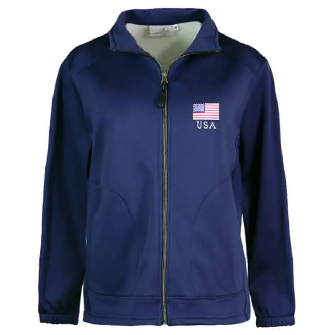 Women's Patriotic Made in USA Softshell Jacket