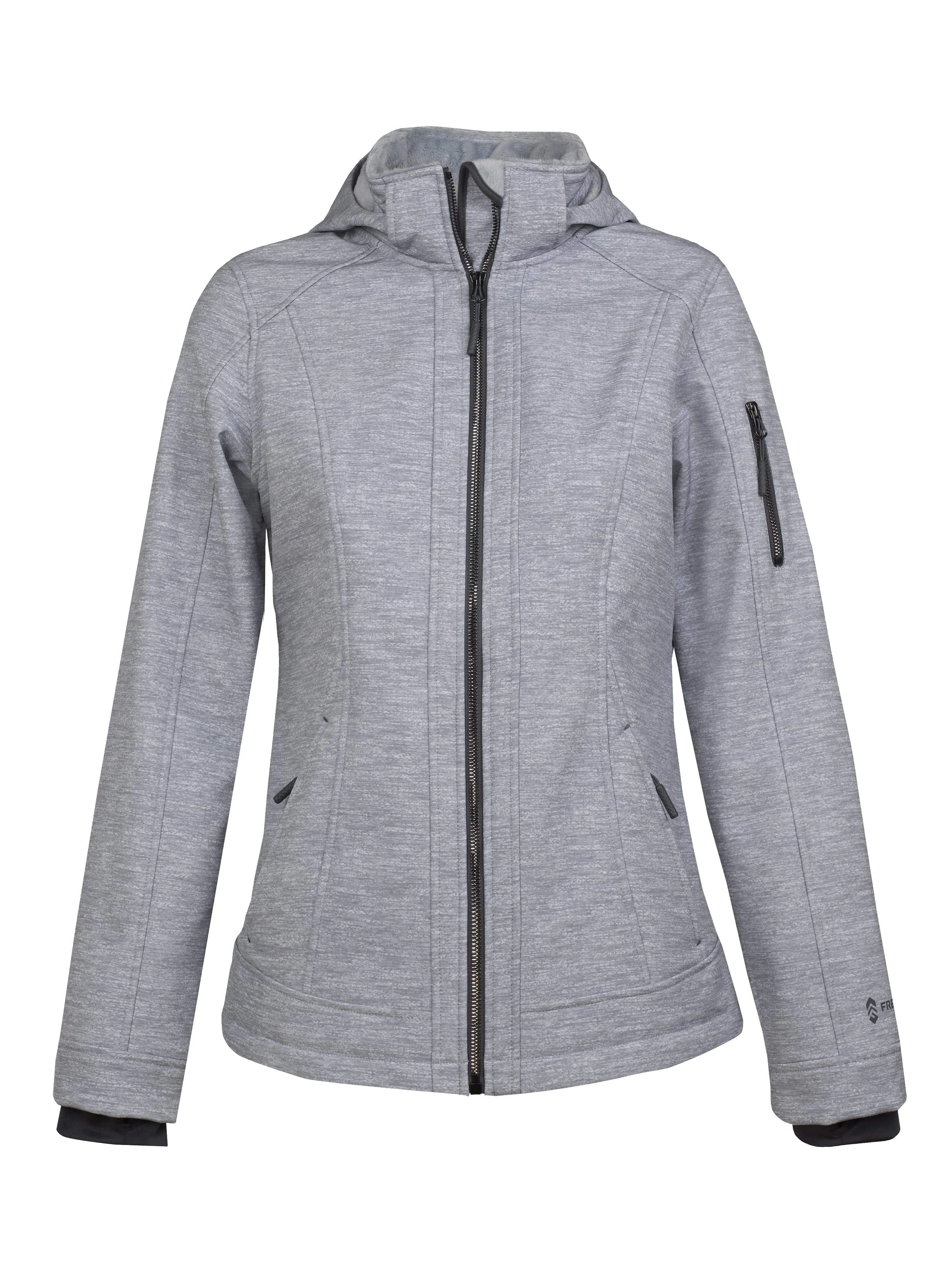 Women's Petite Striated Freeform Softshell Jacket